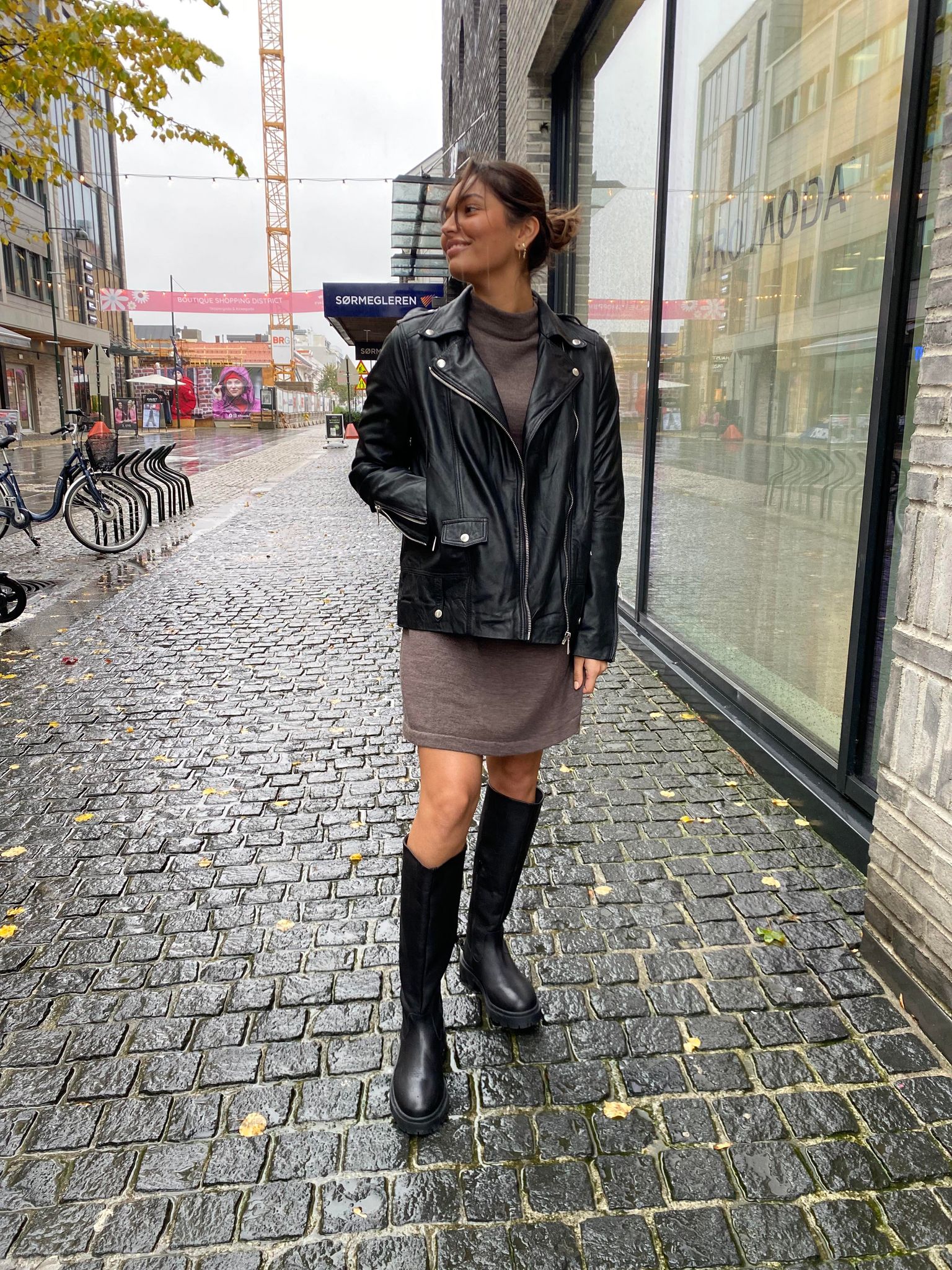 Madison Skinnjakke - Sort